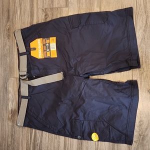 NWT Wear First Stretch Shorts w/flex Waistband Men's sz 42 Shorts w/belt